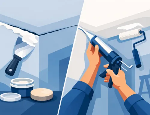 How to Repair Crack Between Wall and Ceiling