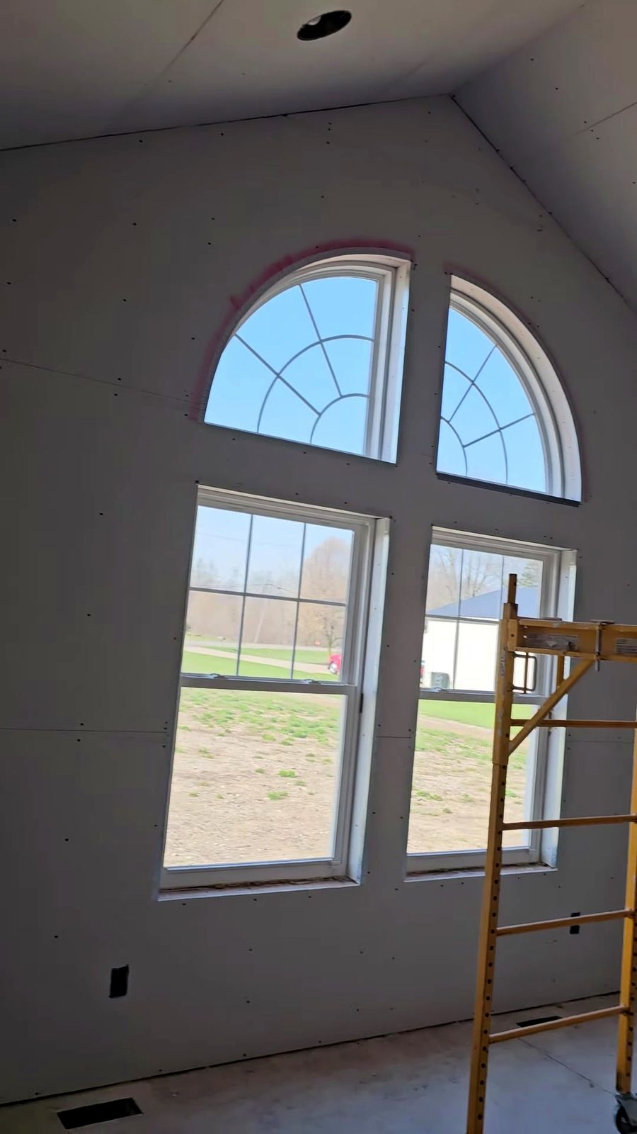 Finished drywall in a remodeled interior by TDM Drywall