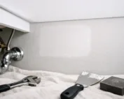 Drywall Patch After Plumbing Work Done Right